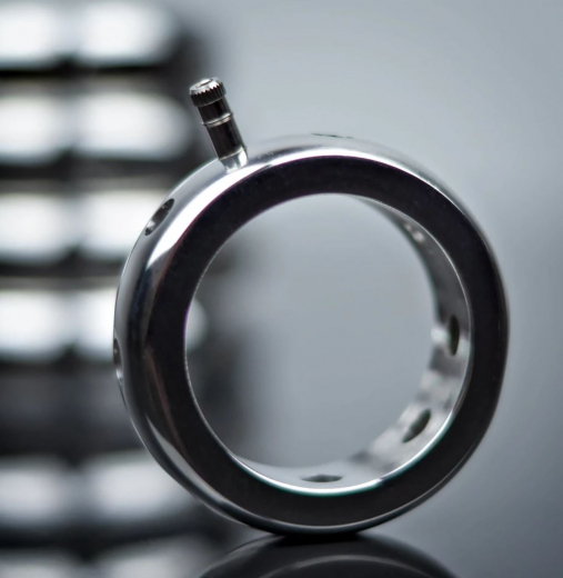 E-Stim Cockring Electrastim Prestige Edelstahl 46mm unipolar gelocht massiv mit Pin-Anschluss günstig kaufen