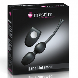 E-Stim Liebeskugeln Mystim Jane Untamed m. Vibration mit rotierenden Innenkugeln & Fernsteuerung von MYSTIM kaufen