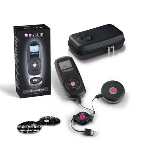 Mystim Cluster Buster E-Stim Device w. Remote Electrostimulation Starter-Set digital Powerbox controls 8 bipolar Toys buy