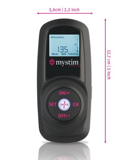 Mystim Cluster Buster E-Stim Device w. Remote Electrostimulation Starter-Set controls up to 8 Toys by MYSTIM buy