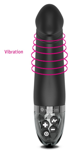 E-Stim Vibrator Mystim Real Deal Neal penisförmig schwarz Dual-Motor 8 x 5 Modi von MYSTIM kaufen