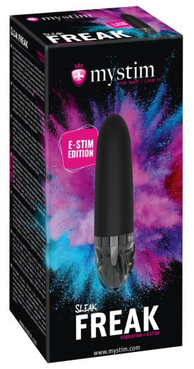 E-Stim Vibrator Mystim Sleak Freak Silikon