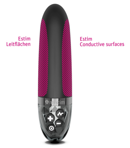 E-Stim Vibrator Mystim Sleak Freak Silikon
