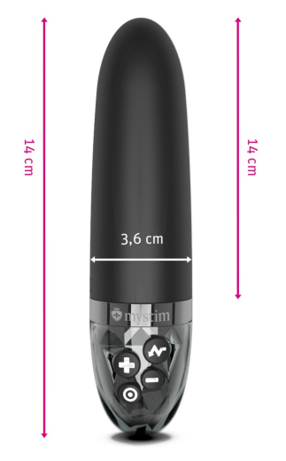 E-Stim Vibrator Mystim Sleak Freak Silikon