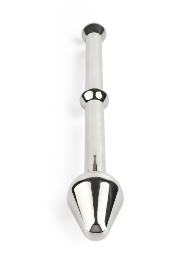 Edelstahldildo Milking Stick 27cm lang mit Griff & 4cm Durchmesser Kugel-Ende hochglanzpoliert günstig kaufen