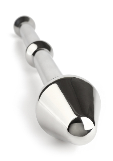 Edelstahldildo Milking Stick 27cm lang m. 4cm Kugel-Ende hochglanzpoliert 690g schwer von MR STEEL kaufen
