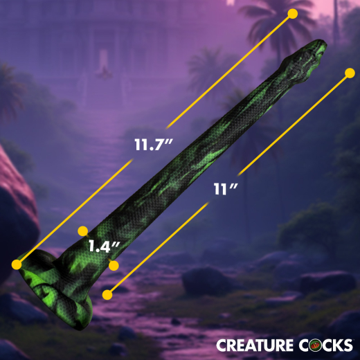 Einlauf-Düse & Fantasie Dildo Spitting Serpent Silikon mit Gewinde & Gummistopfen Saugfuss-Dildo kaufen