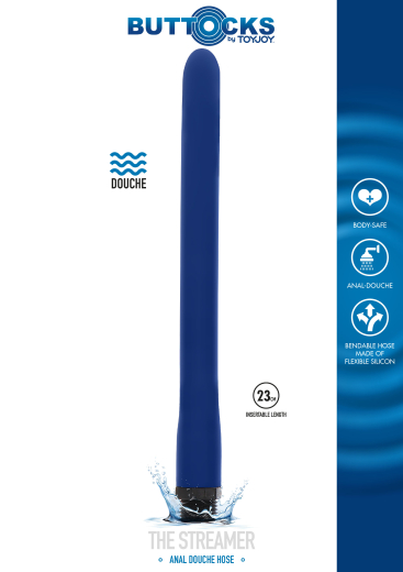 Einlaufdüse lang Streamer Anal Douche 23cm Silikon