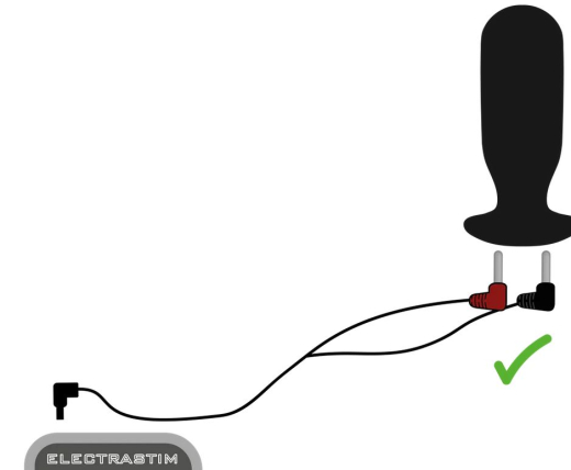 Electrastim 90-Grad Anschlusskabel mit abgewinkelten Pin-Steckern für Elektroden günstig kaufen