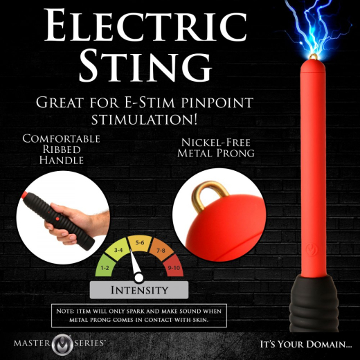 Électrochoc Spark Rod Zapping Wand pour des chocs électriques précis de MASTER SERIES à bas prix
