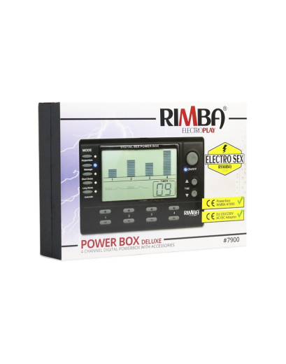 Elektrosex Gerät Powerbox Rimba 7900 4-Kanal digitales E-Stim Steuergerät mit LCD Bildschirm kaufen