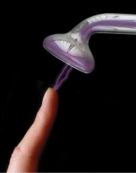 Elektrosex Neon Wand Set Kinklab erzeugt violette Licht-Blitze auf dem Körper Ihres Partners günstig kaufen