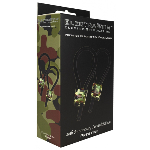 Elektrosex Penisringe ElectraLoops Prestige Camouflage 6.5mm Gummiringe einstellbar von ELECTRASTIM kaufen
