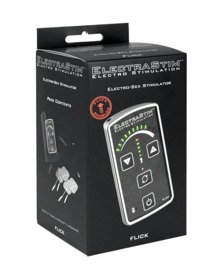 Electrosex Powerbox Electrastim FLICK EM-60-E 1-Channel Powerbox & Electrode Pads USB rechargeable cheap