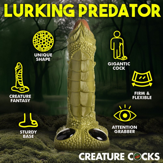 Extrem grosser Dildo Swamp Monster 3-Foot PVC 89cm mit Kunststoff-Augen & Saugnapf v. CREATURE COCKS kaufen