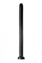 Extreme long Dildo w. spiral ribbed Shaft 19-Inch