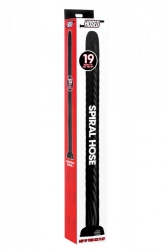 Extreme long Dildo w. spiral ribbed Shaft 19-Inch
