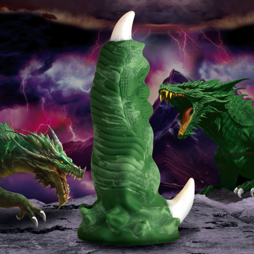 Fantasie-Dildo m. Saugfuss Dragon Claw Silikon