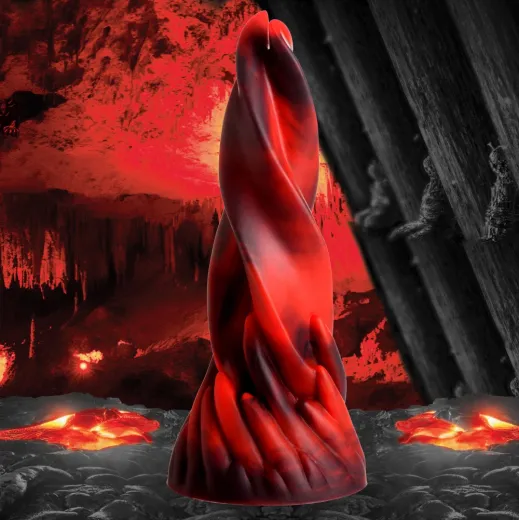 Fantasie-Dildo m. Saugnapf Hell Kiss Silikon