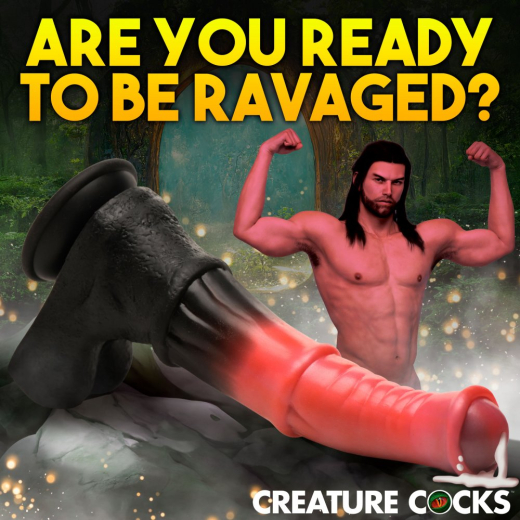 Fantasie-Dildo m. Spritzfunktion Centaur Explosion Silikon mit Spritze & Schlauch von CREATURE COCKS günstig kaufen