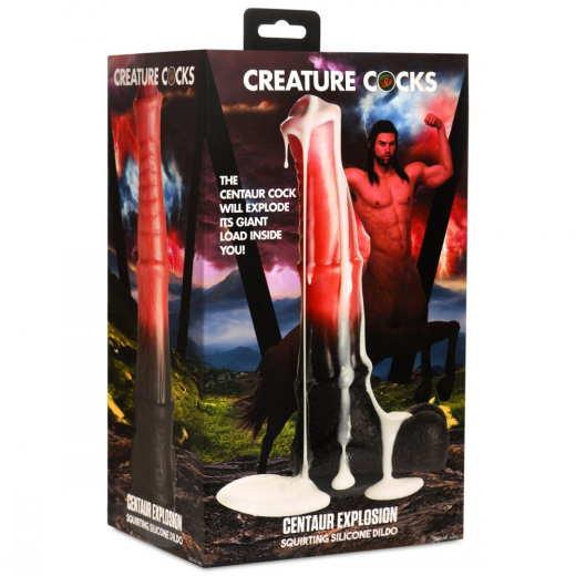 Fantasie-Dildo m. Spritzfunktion Centaur Explosion Silikon Spritz