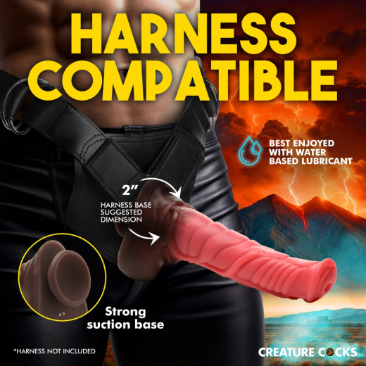 Fantasie-Vibrator m. Stossfunktion Deluxe Centaur wasserdicht USB aufladbar von CREATURE COCKS günstig kaufen