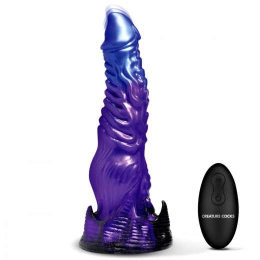 Fantasy Vibrator w. Thrusting Function Diabolos Silicone 10 Vibration- & Thrust Modes with Remote waterproof buy cheap