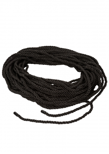 Bondage-Rope Cotton Polyester Scandal BDSM Rope black 30M 6.5mm