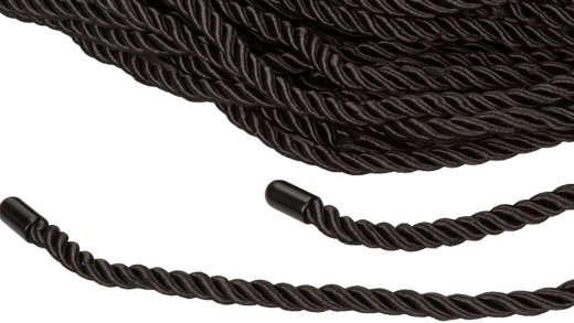 Fesselseil Baumwolle Polyester Scandal BdSM Rope schwarz 30M 6.5mm