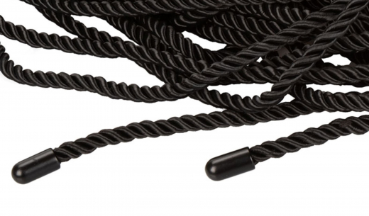 Fesselseil Baumwolle Polyester Scandal BdSM Rope schwarz 50M 6.5mm