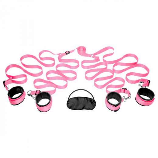 Bed-Bondage-Kit Bedroom Restraint pink