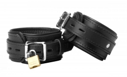 Fesselset Premium Essentials 5-teilig Leder schwarz