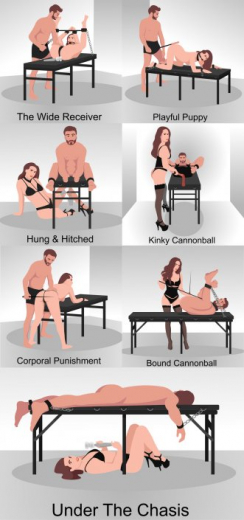 Fesseltisch klappbar Extreme Bondage Table
