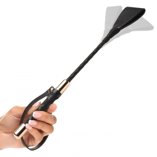 Fiberglass Riding Crop w. PU-Leather Tip 12-inch