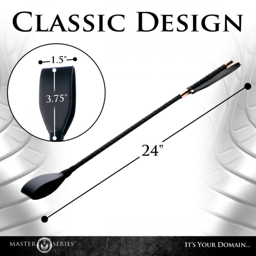 Fiberglass Riding Crop w. PU-Leather Tip 24-inch