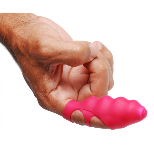 Vibromasseur à doigt Bang-Her Silicone rose