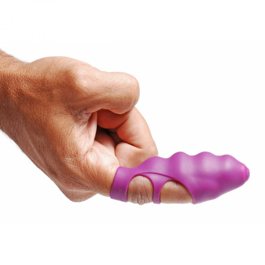 Vibromasseur à doigt Bang-Her Silicone violet