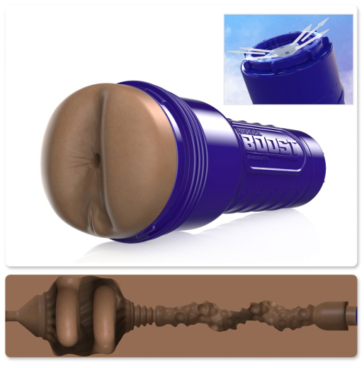 Fleshlight Masturbateur Anal Boost Blast medium dark Flesh