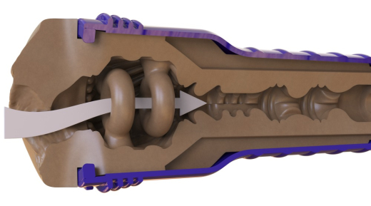 Fleshlight Vagina Masturbator Boost Bang medium dark Flesh