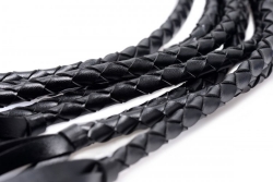 Flogger Peitsche geflochten 8-Tail braided Kunstleder