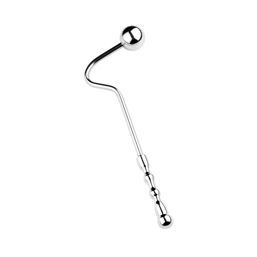 Führungshaken m. zwei Kugeln Stahl verchromt