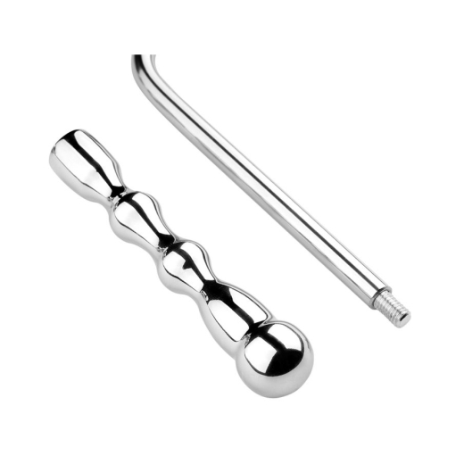 Führungshaken m. zwei Kugeln Stahl verchromt