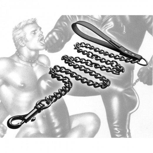 Chain Leash w. Hand Loop Tom-of-Finland