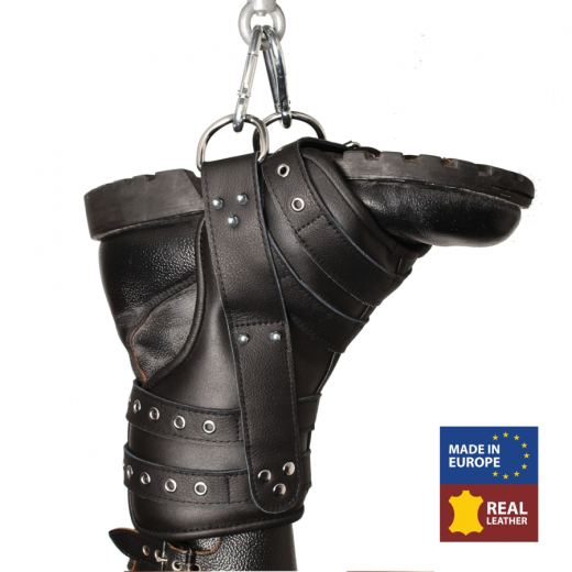 Menottes de suspension à pied Suspension Cuffs Deluxe Cuir
