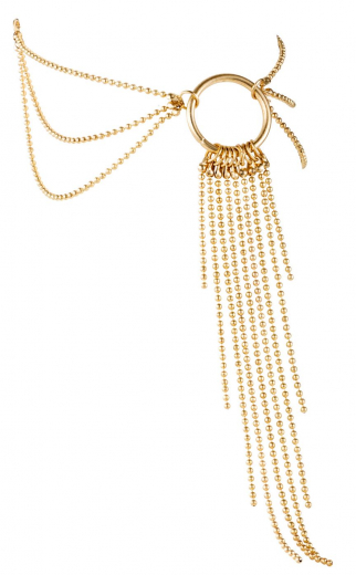 Fusskettchen Metallkugeln Magnifique goldfarben