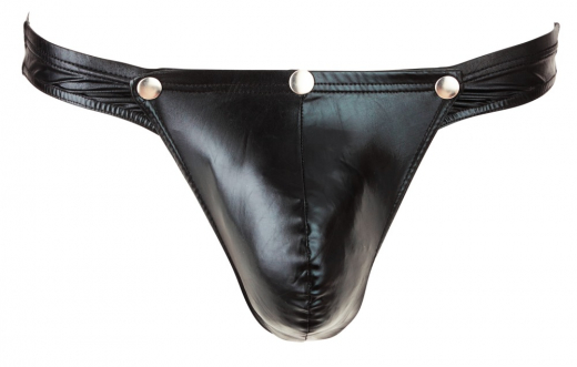 G-String avec rabat frontal Wetlook Stripper