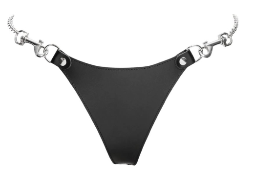G-String m. Ketten & Karabiner Sattelleder schwere Qualität aus Rindsleder von RIMBA günstig kaufen