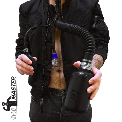 Gasmaske m. Aromapumpe Inhaler half Mask mit M40 Gewinde Halb-Maske zur Poppers Inhalation von GASMASTER kaufen