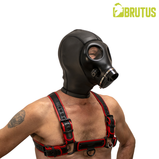 Gasmaske Neopren m. Reissverschluss Alien brandneu elastisch mit M40 Gewinde von BRUTUS Fetisch-Sextoys kaufen