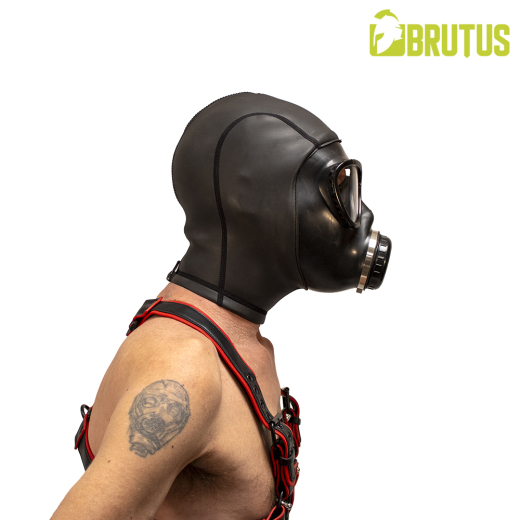 Gasmaske Neopren m. Reissverschluss Army brandneu mit M40 Gewinde Lufteinlass von BRUTUS Fetisch-Sextoys kaufen